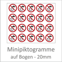 Minipiktogramme 20mm
